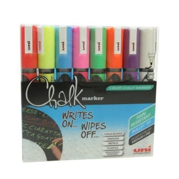 PWE uni-5M medium Chalk Marker Bullet Tip ass...