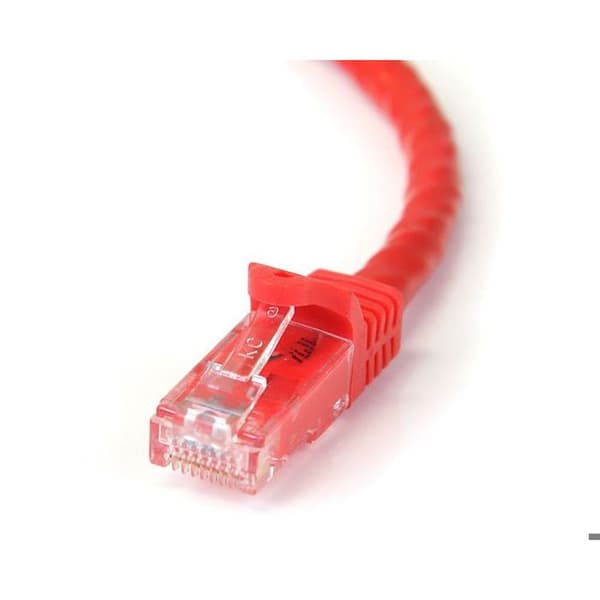 Cat6 Gigabit UTP netværkskabel uden krog 5m - STARTTECH - Rød
