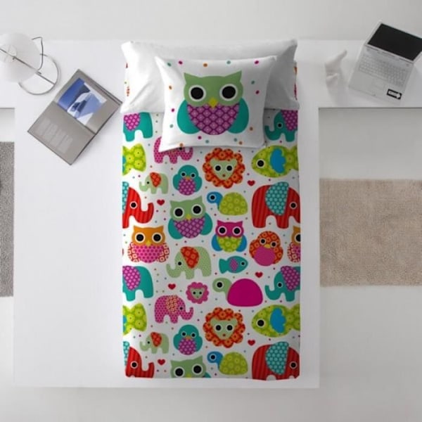 Pussilakana - Icehome - Jungelen - 100% puuvillaa - Valkoinen - 140x200 cm
