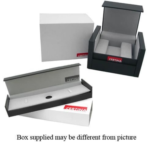 Klocka - Certina - DS Multi-8 - Svart läder - 42mm - Quartz - Herr Svart