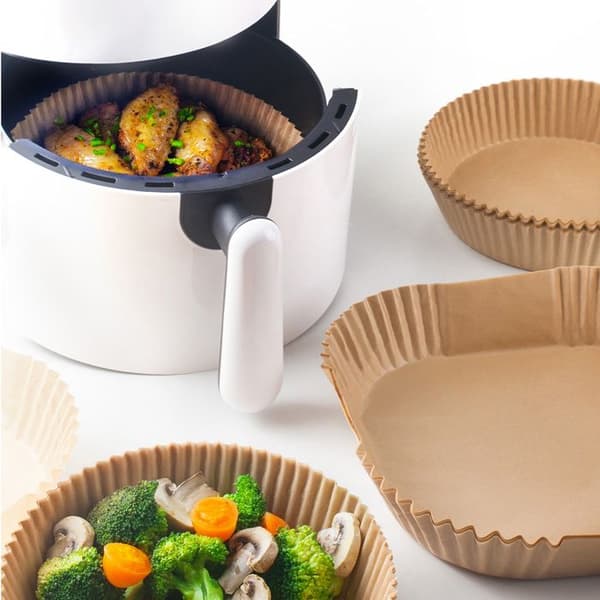 50 engangs-runde luftfryer 20 cm - Ibili Brun