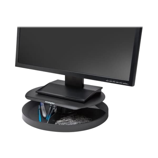 Monitorstativ - Kensington - SmartFit Spin2 - Sort - Justerbar højde - 360° roterende base