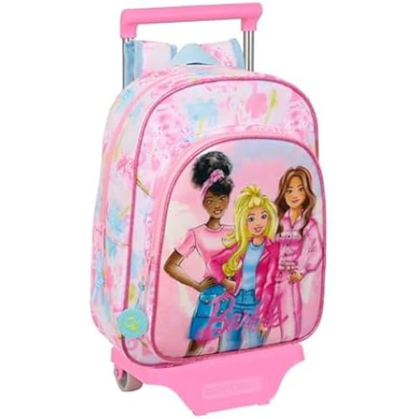 Ryggsäck - SAFTA - Barbie Painterly - Vagn Inkluderad - Bekväm - Mångsidig