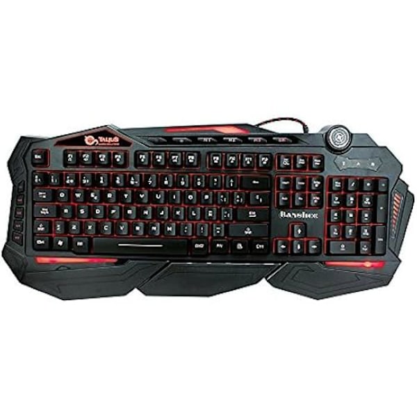 Pelinäppäimistö - TALIUS - Banshee - QWERTY - Taustavalaistu - Ohjelmoitava - USB musta