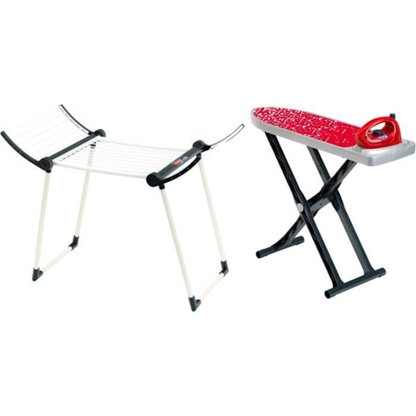 Hemleksak - KLEIN - Vileda tvättstuge-set, 3 delar - Design enligt Viledas specifikationer. Röd, svart, grå, vit