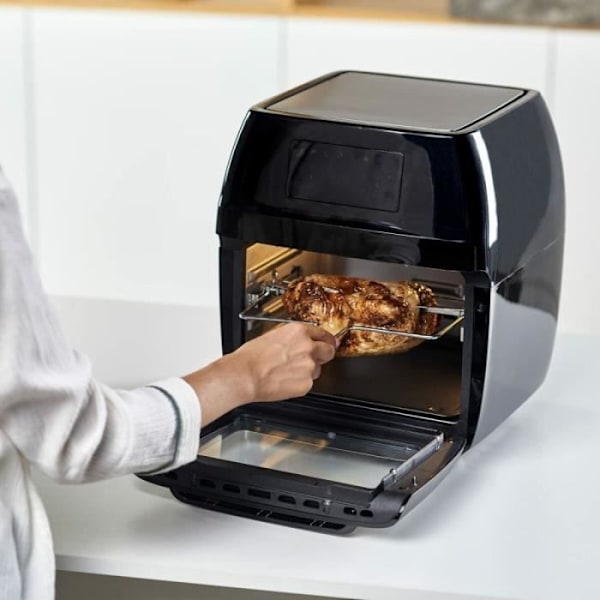 Fritøser uden olie - Black & Decker - BXAF1200E - Sort - 1700 W - 12 L sort