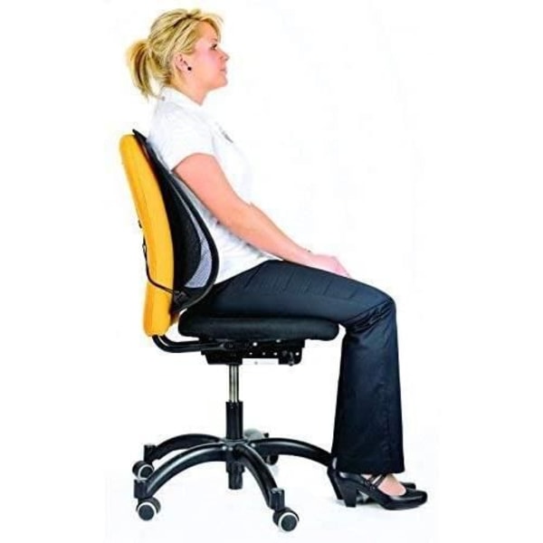 Mesh ryggstöd - Fellowes - 9191301 - Grafit - Justerbar - Optimal komfort Grafit