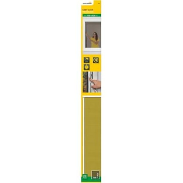 Vinduesmyggenet - SCHELLENBERG - Easy Click - Glasfiberstof - 100 x 120 cm