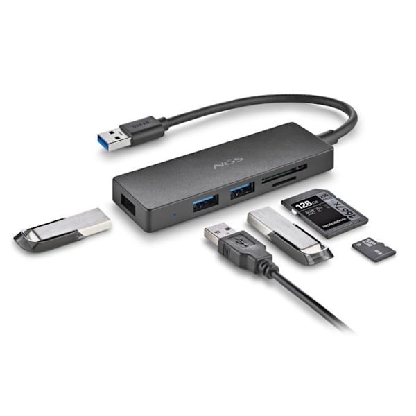 NGS Hub USB-C 3.0 iHub Læser