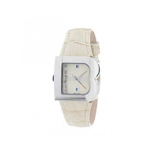 Dameur - Laura Biagiotti - LB0001L-BG - Kvarts - Læder - Ø 33 mm Silver