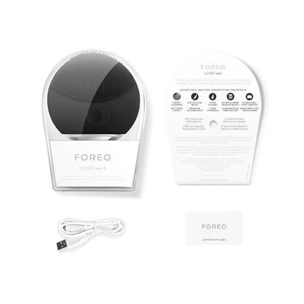 FOREO Luna Mini 2 ansigtsrens og massagebørste - sort