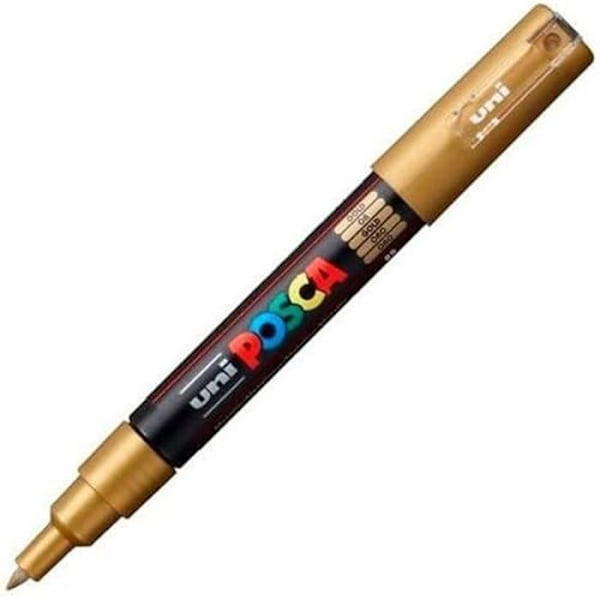 Marker - UNI-BALL - Posca 0,7 mm - Monivärinen - Hieno kärki - Pyyhimätön mångfärgad