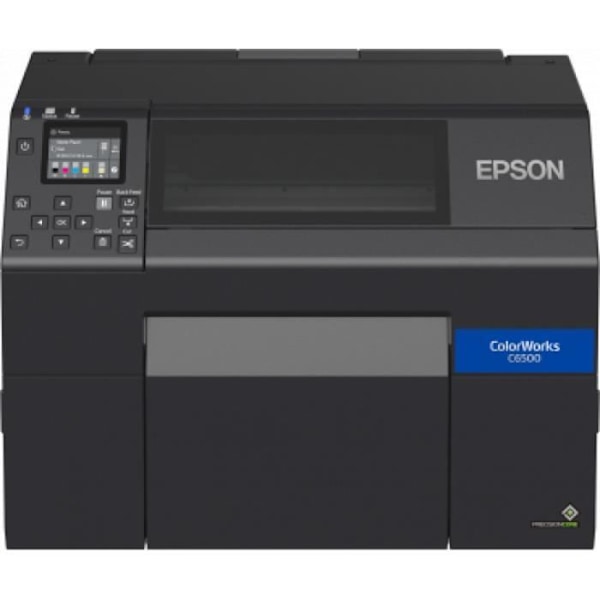Etiketprinter - Epson - C6500AE - Inkjet - 8 tommer - Sort Sort