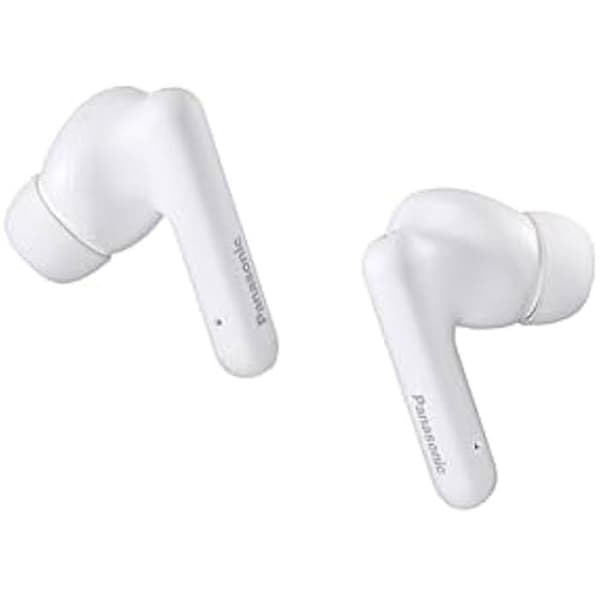 Nappikuulokkeet - PANASONIC - RZ-B110WDE-W - Bluetooth 5.3 - IPX4 - 26h akunkesto Hvid.