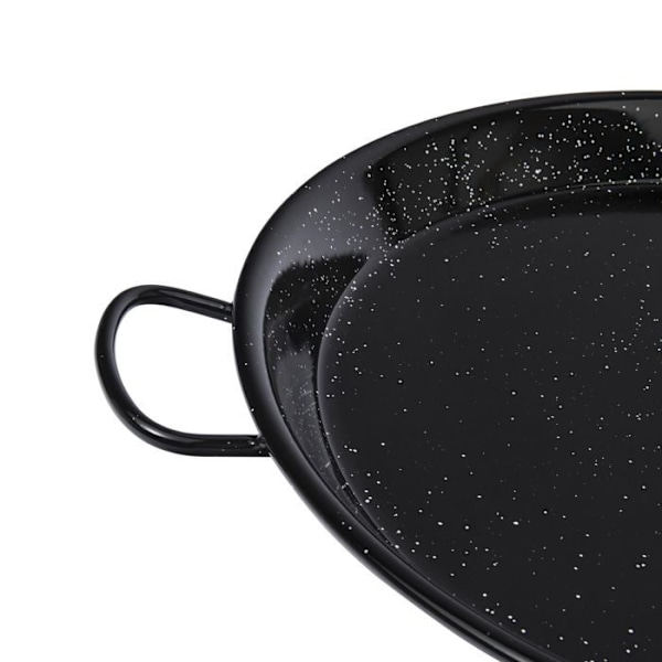 Paellafat i emaljerad metall Ø 50 cm Svart
