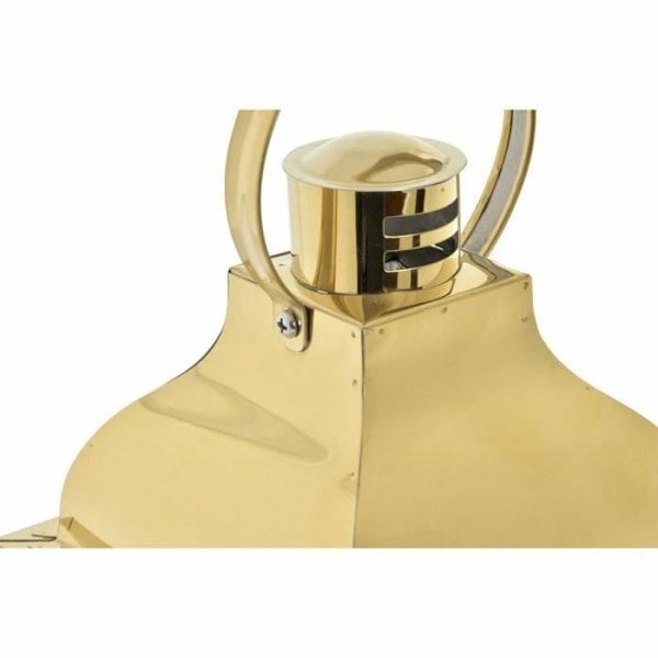 golvlampa guld glas metall (22 x 22 x 57 cm) (22 x 22 x 49 cm)