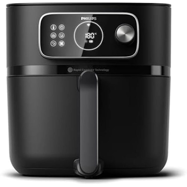 Friteuse - PHILIPS - Airfryer Combi 7000 Series XXL - 8,3 L - 22 in 1 - WiFi-yhteys musta