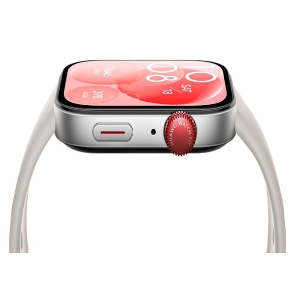 Smartwatch - Huawei - Watch Fit 3 Moon White - Vandtæt 3 ATM - Batteri 18 timer