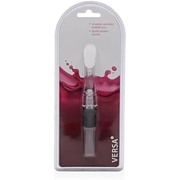 2 in 1 Wine Aerator annostelijan korkki - VERSA - Monivärinen - 8x10x5 cm - Viite S3412300