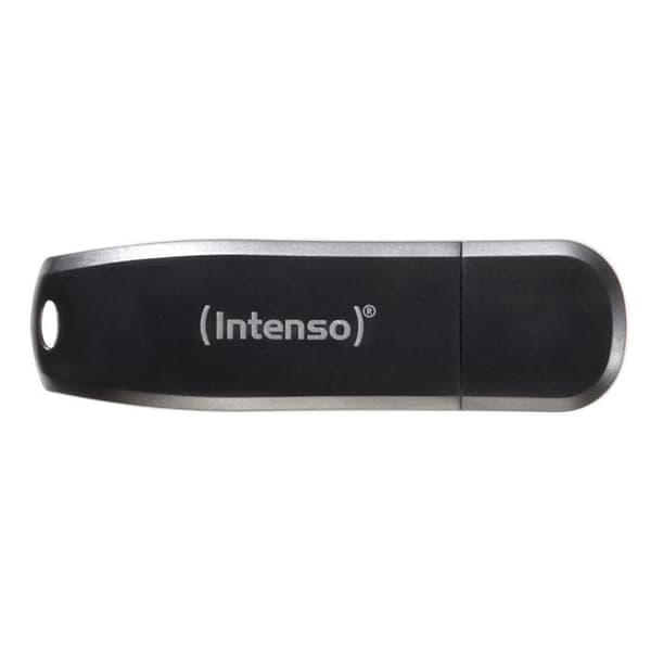 USB-avain - INTENSO - Speed Line 3.2 - 64 Gt - Musta