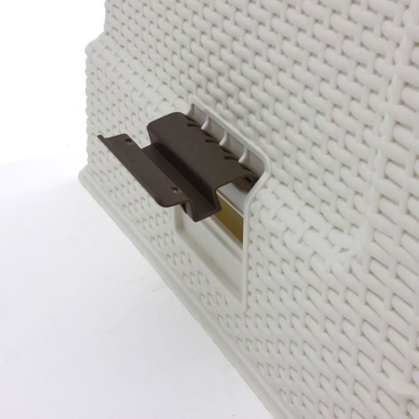 Curver Kissakakka-astia 51x38,5x39,5 cm Valkoinen elfenbensvit