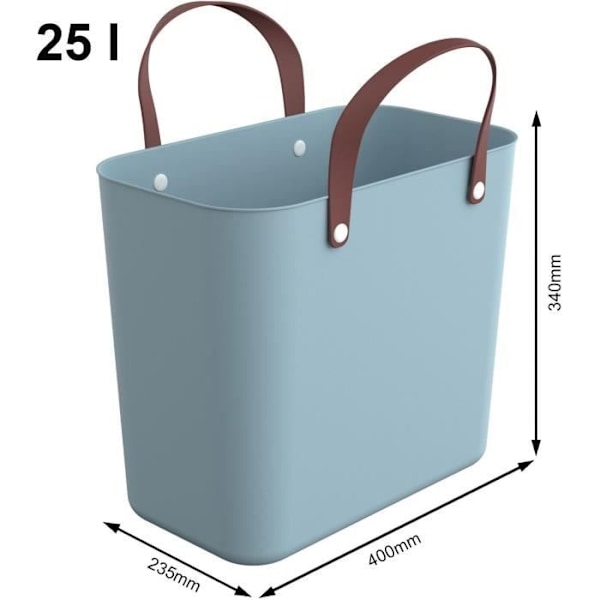 Cabas - Mpets - ALBULA 25L - Vaaleansininen - 100 % Kierrätettävä - 40 kg kuormitus Ljusblå