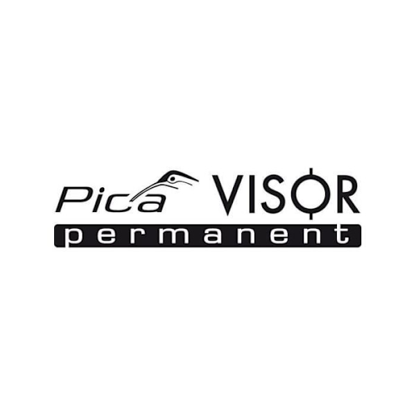Permanent marker - VISOR - 4260056153518 - Blå - Uslikkelig - Professionel Blå