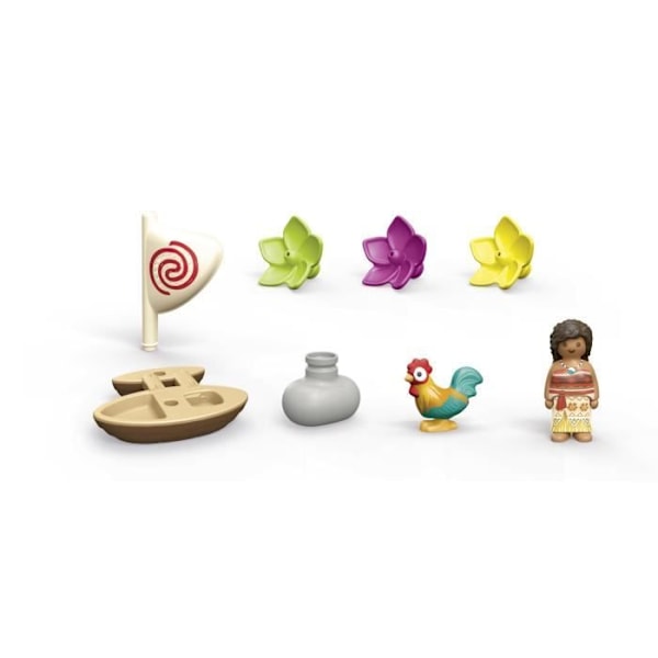 PLAYMOBIL Junior 71459 Moana och segelbåt, Flyter i vattnet, Badleksak, Disney, Från 12 månader Flerfärgad