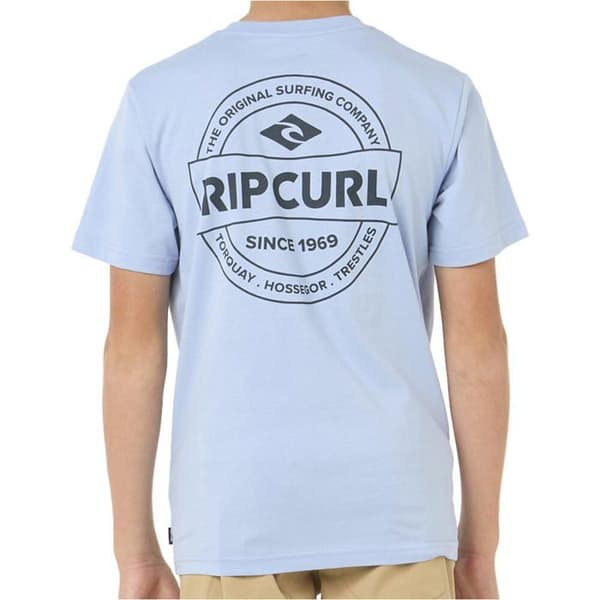 Rip Curl T-SHIRTS OG POLOS BARN M_STAPLE TEE -DRENG barn BLÅ BLÅ