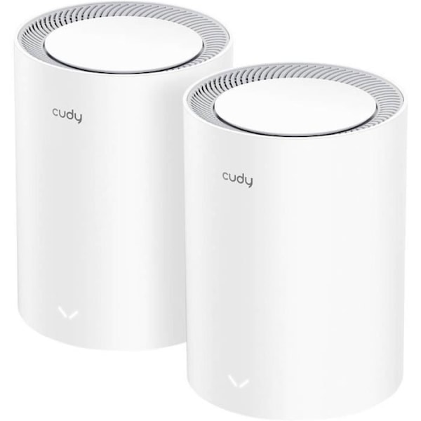cudy M1800 mesh -verkko - Wi-Fi 6 - 1800 Mbit/s - 2,4 GHz, 5 GHz Valkoinen
