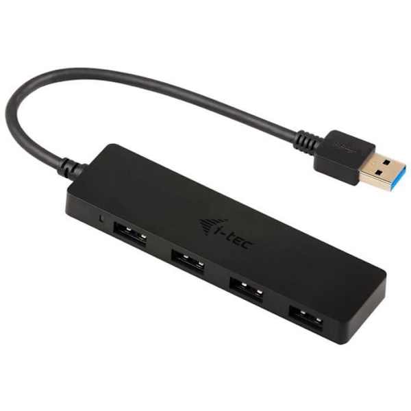USB-hub - I-TEC - U3HUB404 - 4x SuperSpeed USB 3.0 - USB 3.0-drevet - Overstrømsbeskyttelse