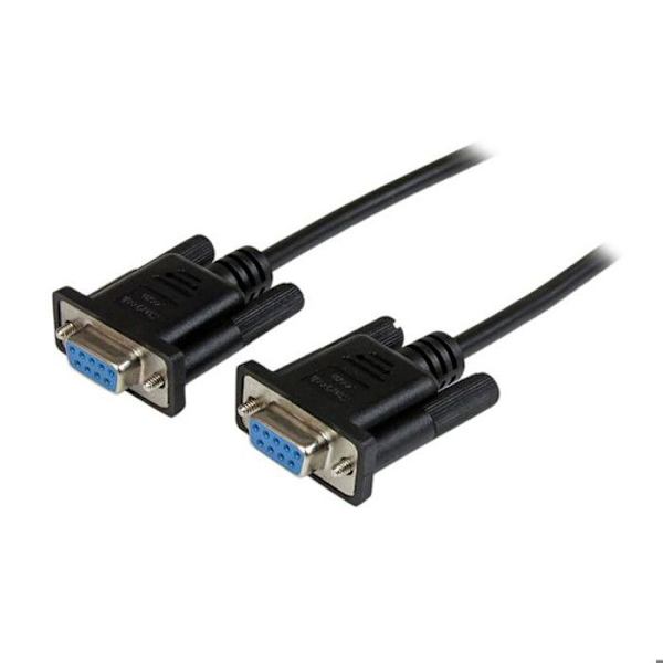 DB9 RS232 -sarjan nollamodeemikaapeli - STARTECH - 2 m - Musta