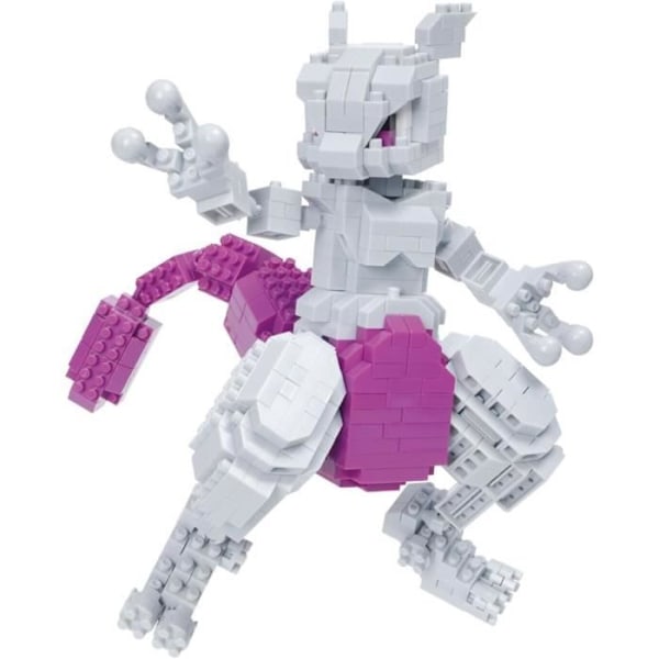 Figurine i mursten - BANDAI - NANOBLOCK - Pokémon - Mewtwo