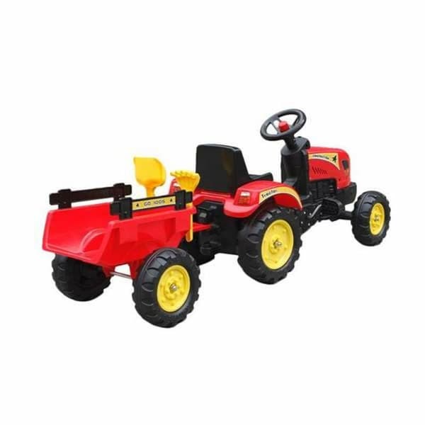 Go Kart pedaltraktor - rød