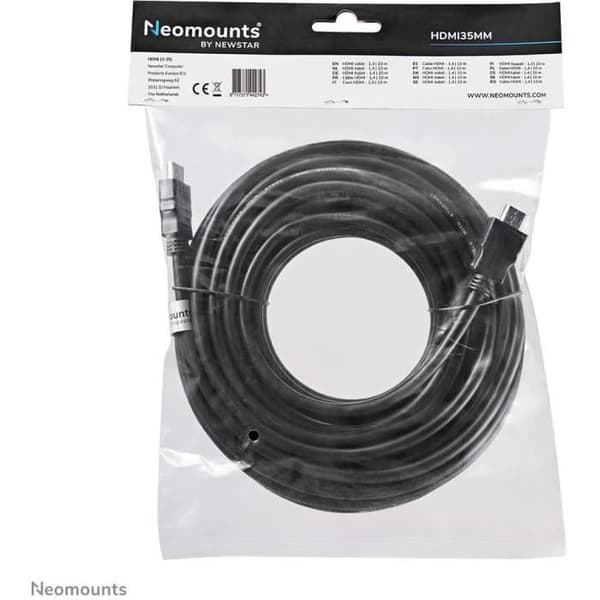 NEWSTAR - High Speed HDMI-kabel - HDMI (M) til HDMI (M) - 10 m - Sort