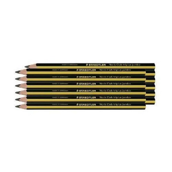 Färgpennor grafit jumbo triangulär - Staedtler - 119 - Stift HB - Ask med 12 - Ergonomisk