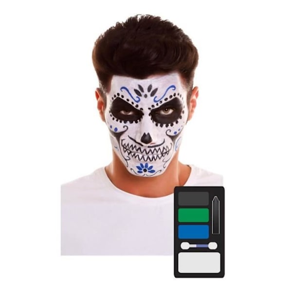 Makeupset - Trusted Shop - Skelett - Dia de los Muertos - One size - Flerfärgad