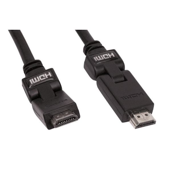 HDMI-kabel - ENGEL - 1.4 Gold - 1,5 m - Han/Han - Guldforbindelse Sort