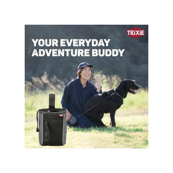 Hundepose dispenser - TRIXIE - Lukning med snoretræk - Fastgørelsesklips