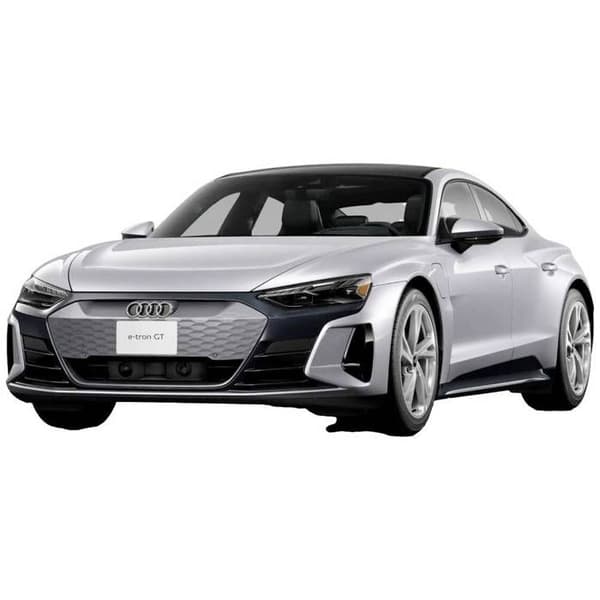 Samlede miniaturer - Audi RS e-TRON GT Silver 2022 1/18 Burago Argent