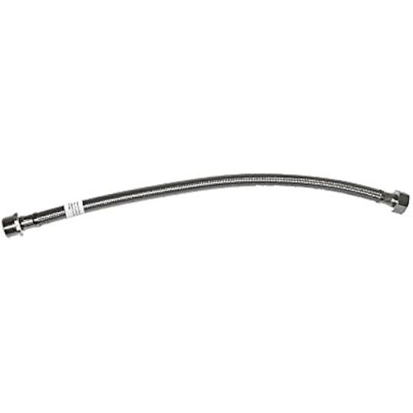 Rustfrit stålrør - EDM - Model 01248 - H-H 3/8-3/8 - 40 cm - Made in Spain Svart