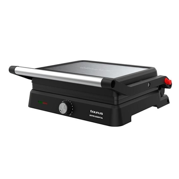 Panini-maker - Taurus - Essential - 2600 W - Non-stick plader - Åbning 180° svart