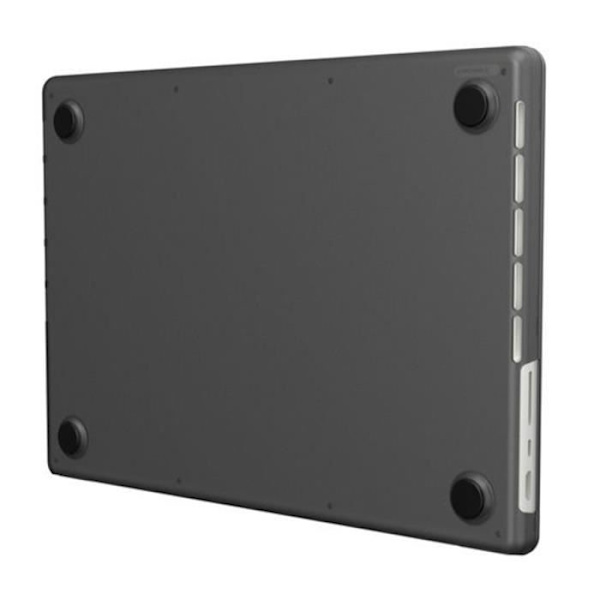 Stiftet etui til MacBook Air 16" - INCAS - Edge Stødabsorberende - Sort - Polycarbonat - Ridsefrit Sort