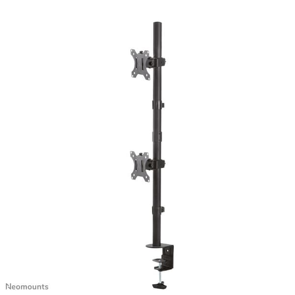 Skrivebordsstøtte - NewStar - FPMA-D550DVBLACK - Til 2 LCD-skærme - Sort - 10"-32"