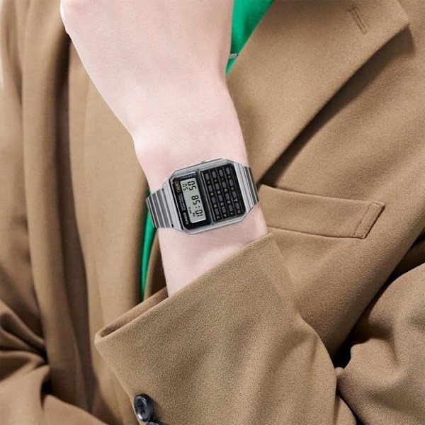 Casio Ur - Unisex - CA-500WE-1AEF - Rustfrit stål - Sort - 3 bar Pengar