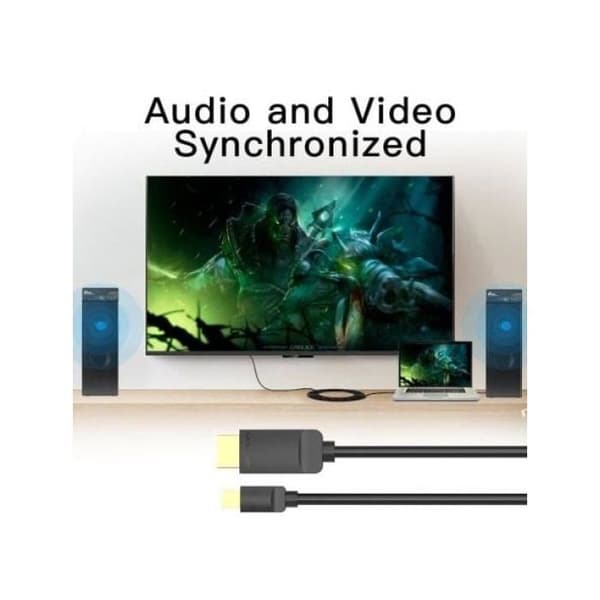 Vention HABBG Mini DisplayPort til HDMI 1080P 1,5m sort