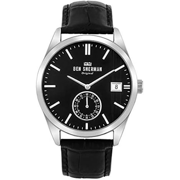 Ur - BEN SHERMAN - WB039BB - Analog - Kvarts - Sort læder Svart