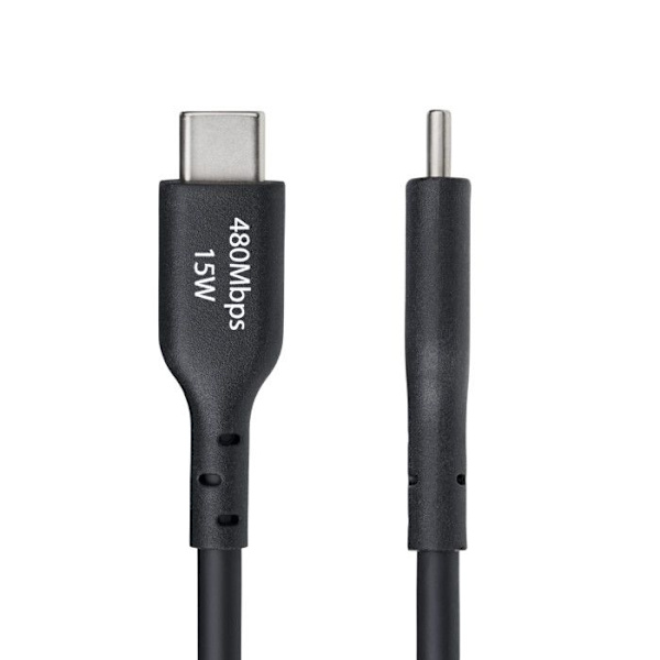 StarTech.com USB-A til USB-C Kabel 3m Hurtigopladning 3A USB 2.0 TPE Sort