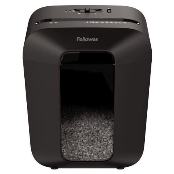 Paperihävittäjä - FELLOWES - POWERSHRED LX41 - Hakkuri - 8 arkkia - 17L sort