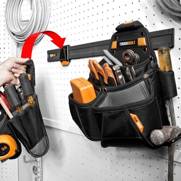 VÄGGSKÄNNA FÖR HÅLLBAR BYGGDA VERKTYGSFICKOR L 61CM TB-53